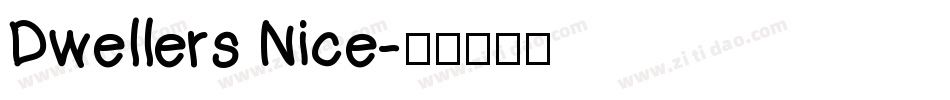 Dwellers Nice字体转换